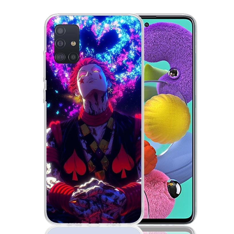Huner X-Hunters Hisoka Phone Case For Samsung Galaxy A52 A32 A22 A12 A02S A50S A30S A51 A31 AA71 Note 20 Ultra 10 S10 Plus Galax