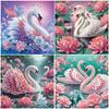 5D DIY Partial Special Shaped Drill Diamond Painting Kit Swan Home Decoration