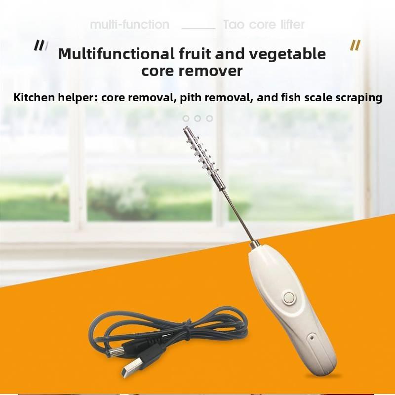 Electric Fish Scale Remover With Rechargeable Design For Home Cooking And Kitchen Cleanup