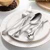 304 Stainless Steel Embossed Gold Cutlery Set