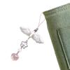 Cute Keychain Lanyard Phone Case String Fashion Phone Straps Eye Catching Heart Wing Keychain Suitable for Phone Cases