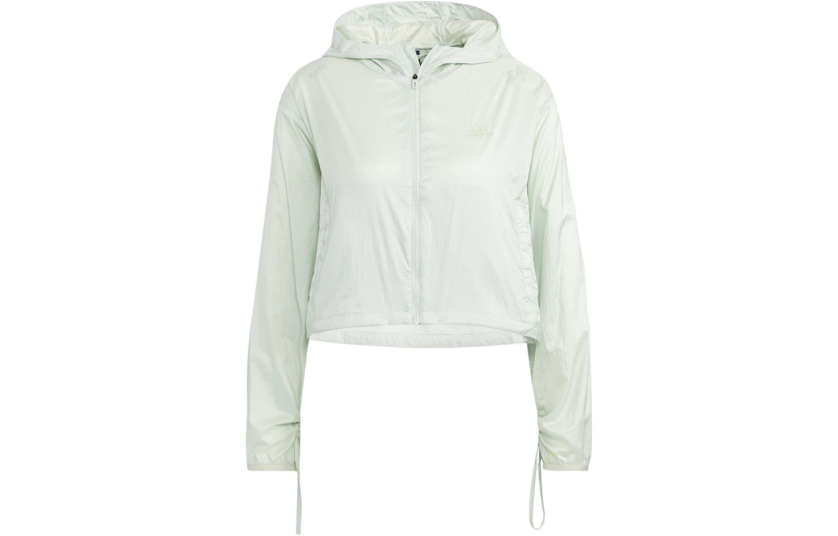 Adidas Jackets Women s Cyan Hooded Moderate Other HR8399 M