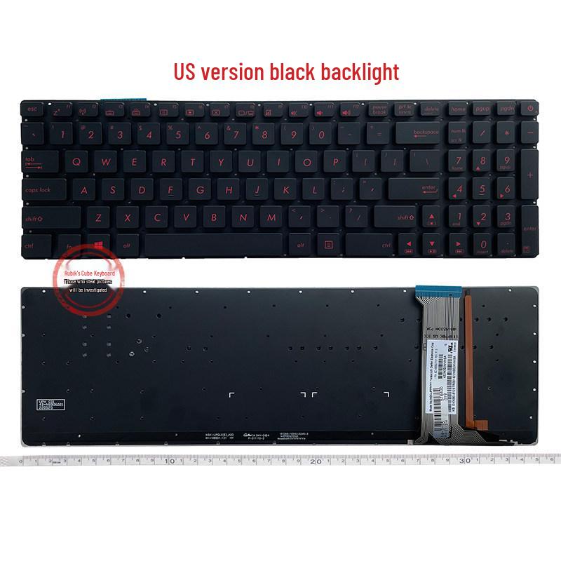 

Compatible Keyboards for ASUS N551JB/JM/Q, N551JV/JQ/ZU, and GL551 Models