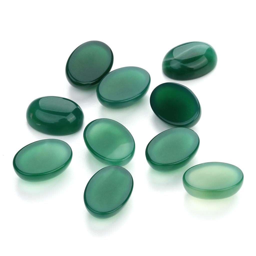 5/10 Pièces/Paquet Cabochon Pierre Naturelle Agate Ovale Lapis Œil de Tigre Perles Libres Dos Plat Cabochon Camée Entretoises Pour la Fabrication de Bijoux