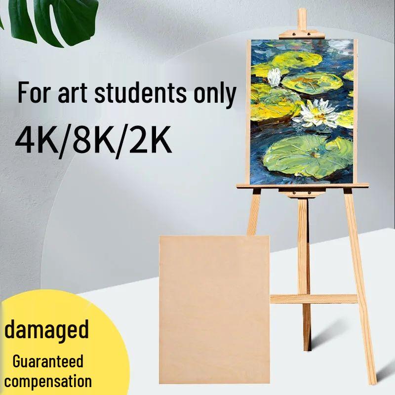 Art Student Drawing & Sketching Set: Solid Wood Folding Easel with Child's Board