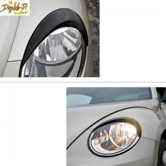 For VW Beetle A5 2012-2018 Car Headlamp Headlight Eyebrow Eyelids Cover Trim New