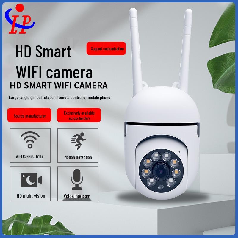 360° Rotating HD Night Vision Outdoor WiFi Camera with Remote App Monitoring