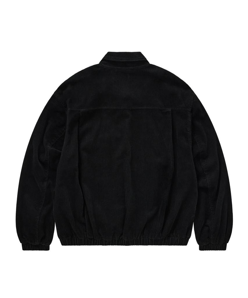 COVERNAT Corduroy Harrington Jacket Black