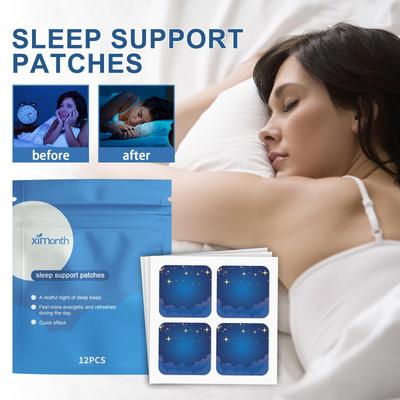 Sleep Patch Relaxes Body and Mind, Body Fatigue and Exhaustion, Relieves Stress and Provides Peace of Mind.