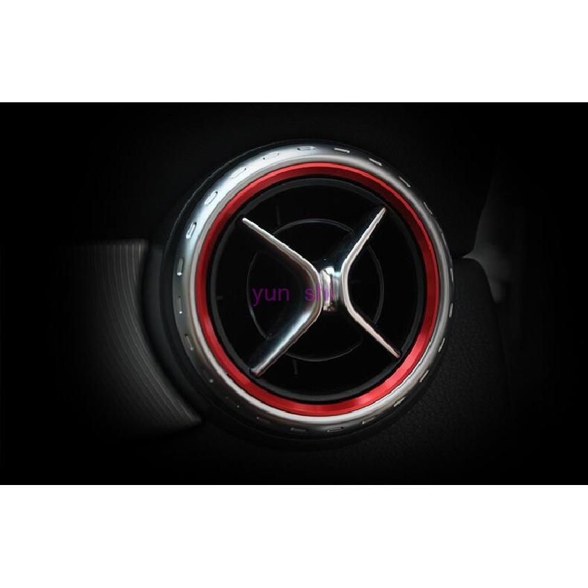 Car Styling Vent Air Outlet Frame Ring Cover For Mercedes Benz GLA CLA Class C117 X156 CLA180 CLA GLA 200 GLA220