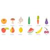 Children Wooden Kitchen Dessert Making Toys Pretend Play Montessori Fruits Vegetables Seafood Simulation Food Set Toys for Girls