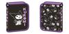 Double-flap Pencil Case, Empty. Kuromi Black