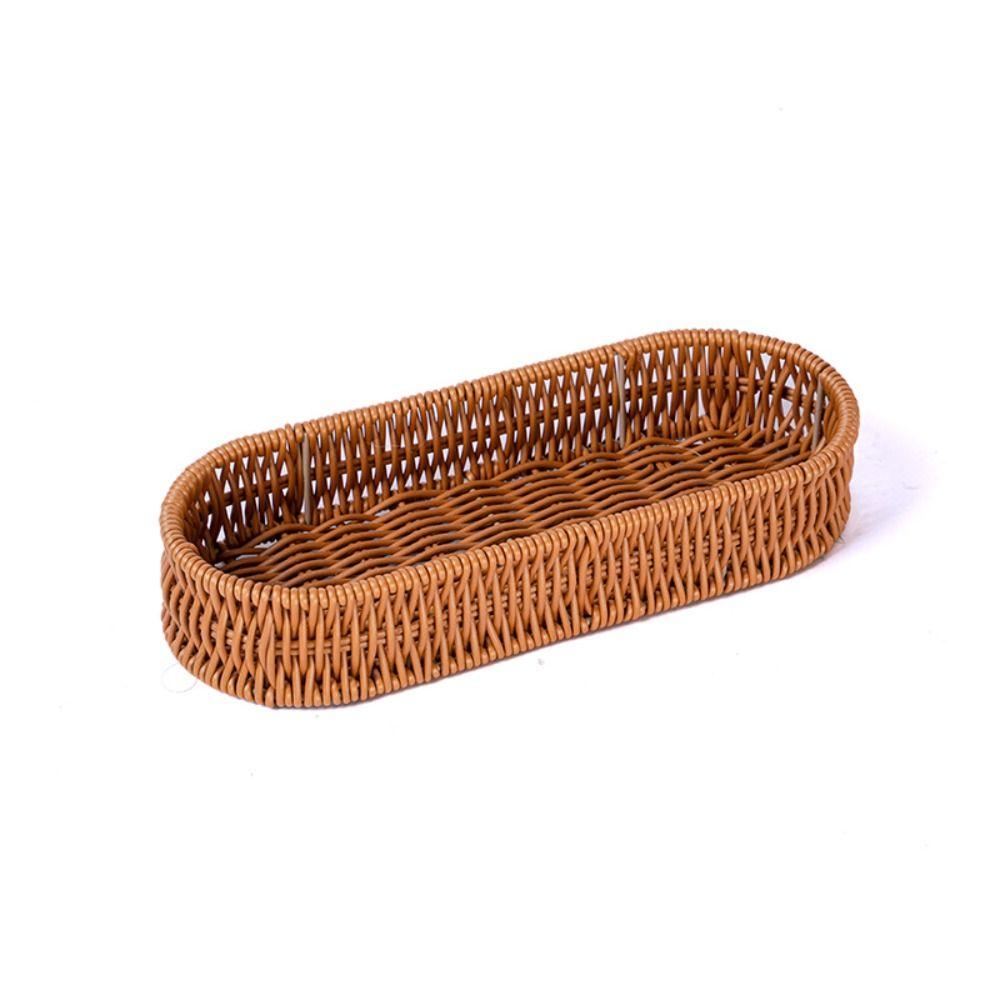 Panier Ménager à Pain Fruits Légumes Panier en Rotin Restaurant Service Table Présentoir