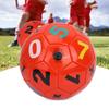 Children Outdoor Sport Foot  Soccer   Size 2 Exercise Sports Equipment(Red Number)