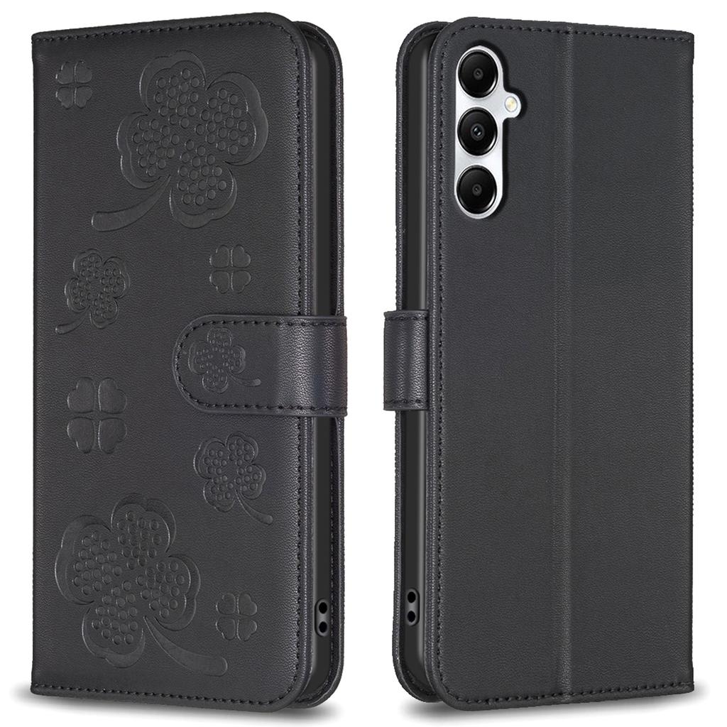 For Samsung Galaxy A36 5G Case Clover Pattern Wallet Stand View Leather Phone Cover