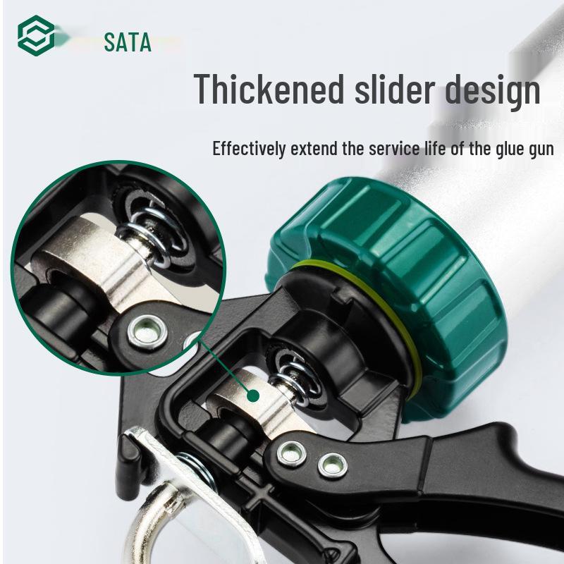 Sata Silicone Auto Caulking Gun - Labor-Saving, Universal Household Tool