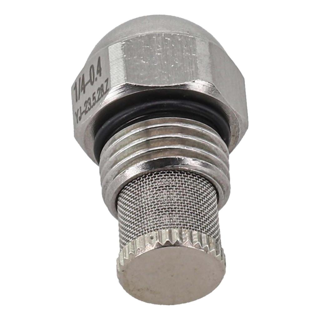 1/4 BSPT Thread Mist Nozzle Stainless Steel with 0 3 1 5mm Orifice Diameter for Dust Cooling and Fog Test Uses