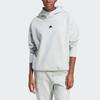 Adidas SS24 True Healing Series Z.N.E. Overhead Hoodie Solid Logo Loose Fit Hooded Sweatshirt Women Hoodies Light-Blue Gray IN5124
