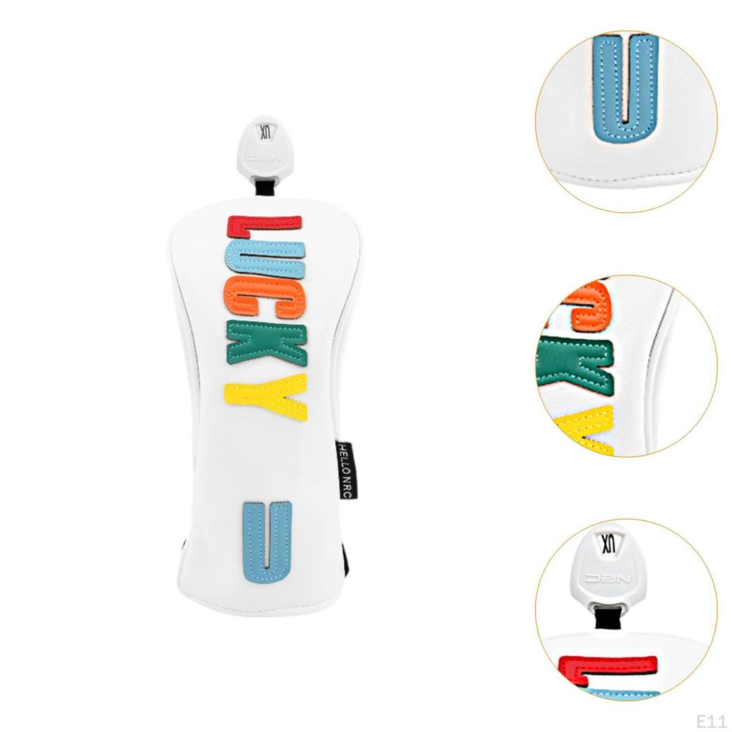 Cute Heascorat Golf Wood Head Cover with Scratch-Resistant