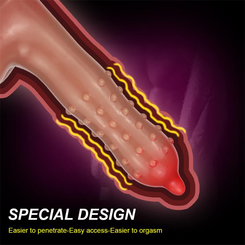 Lightning Rod Super Simulation Makeup Penis Female Penis Masturbation Device Adult Sex Toys