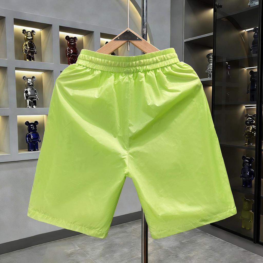 Men's Plus Size Summer Sports Sun Protection Set: Quick-Dry Breathable Loose Shorts & Jacket