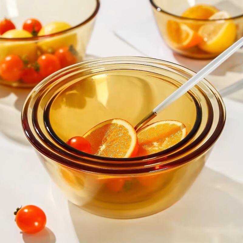 Ruhan Heat-Resistant Glass Salad Bowl