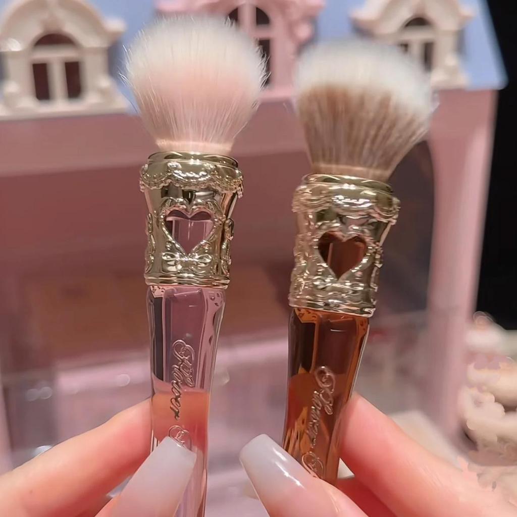 Flower Knows The Sweetie Bear Rounded Blush Brush Loose Powder makeup Brushes