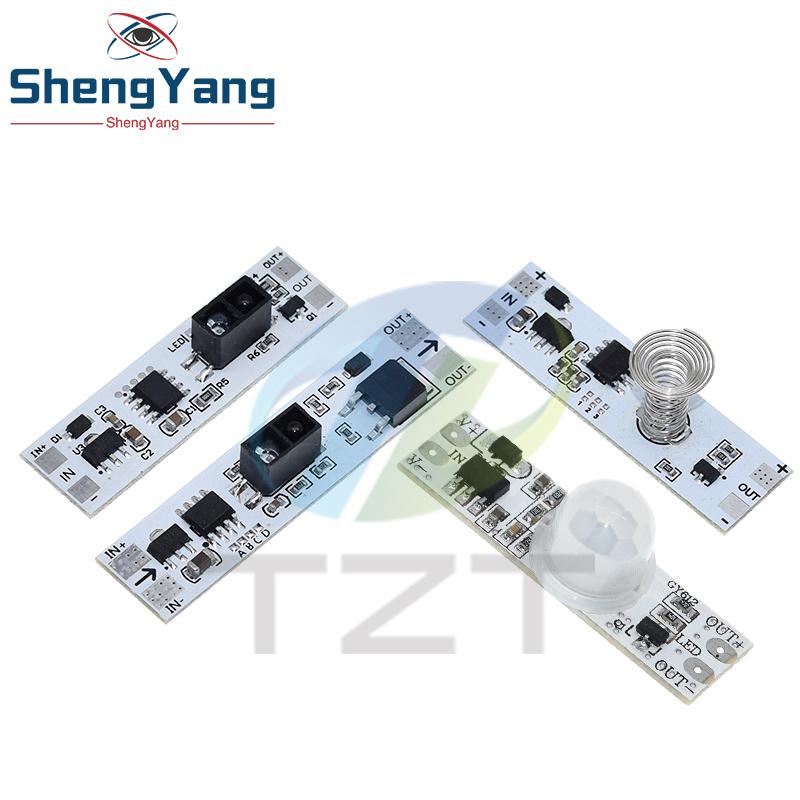 TZT Short Distance Scan Sensor Capacitive Touch Sensor Switch PIR Motion Sensor Switch Module 3A Constant Voltage For Smart Home