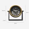 Retro Desk Clock Elegance Living Room Decoration Table Clocks Silent Design Desk Clock Home Ornaments Table Clocks Metal Art