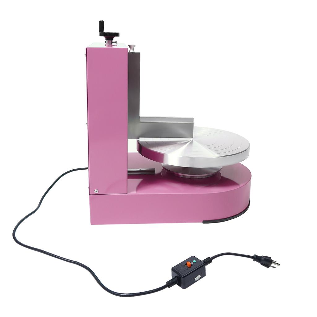 Adjustable Cake Decorating Machine LCD Display Cream Spreader 200W 320RPM for Birthday Cakes