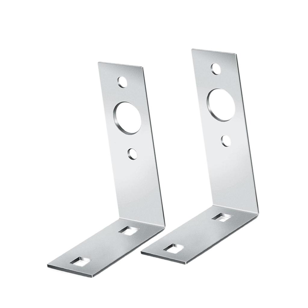 2x Trailer Light Brackets L Shape Parts Pre Drilled Hole Fit Most Trailer