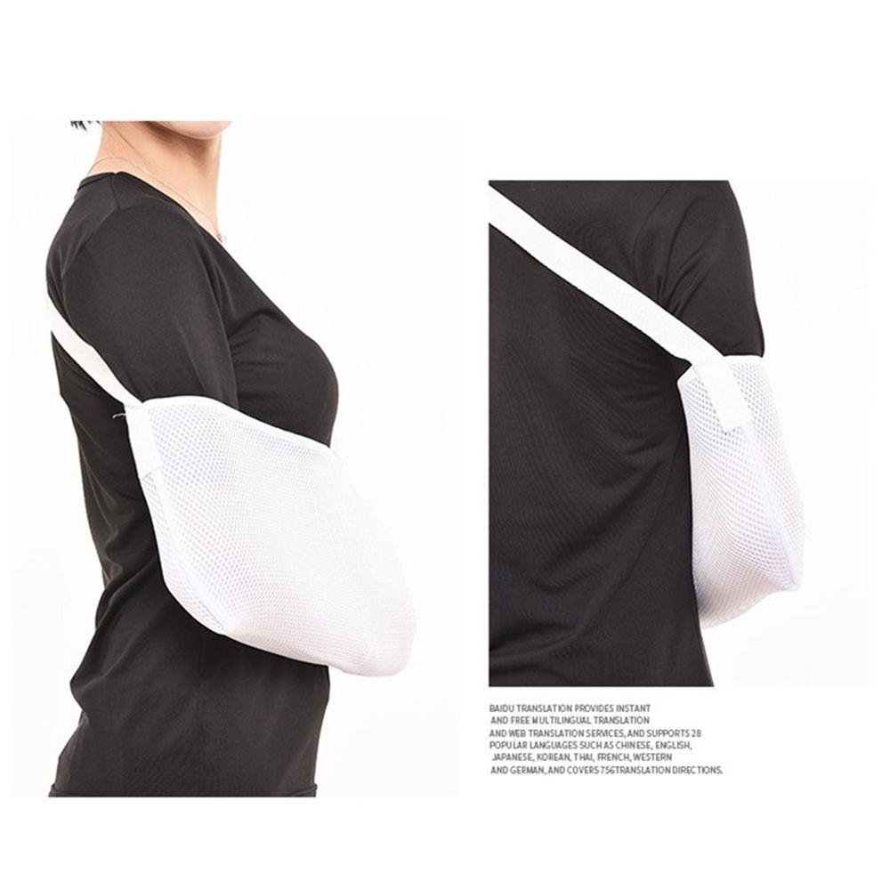 Pustende mesh armslynge forskjøvet skulderslynger armstøtte for menn kvinner