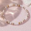 Go2boho Tila Glas Samen Stapel 2024 Mode Handgemachter Perlenarmband-Stapel Handgemacht Dehnbar Einfacher Schmuck Geschenk für Teenager für Frauen Männer