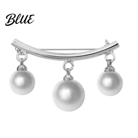 Shawl Safety Pin Brooch Women Bowknot Shape Anti-Rust Finish Clip