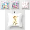 Tropical Fruit Painted Pineapple Pattern Pillowcase For Elegant Home Decor**