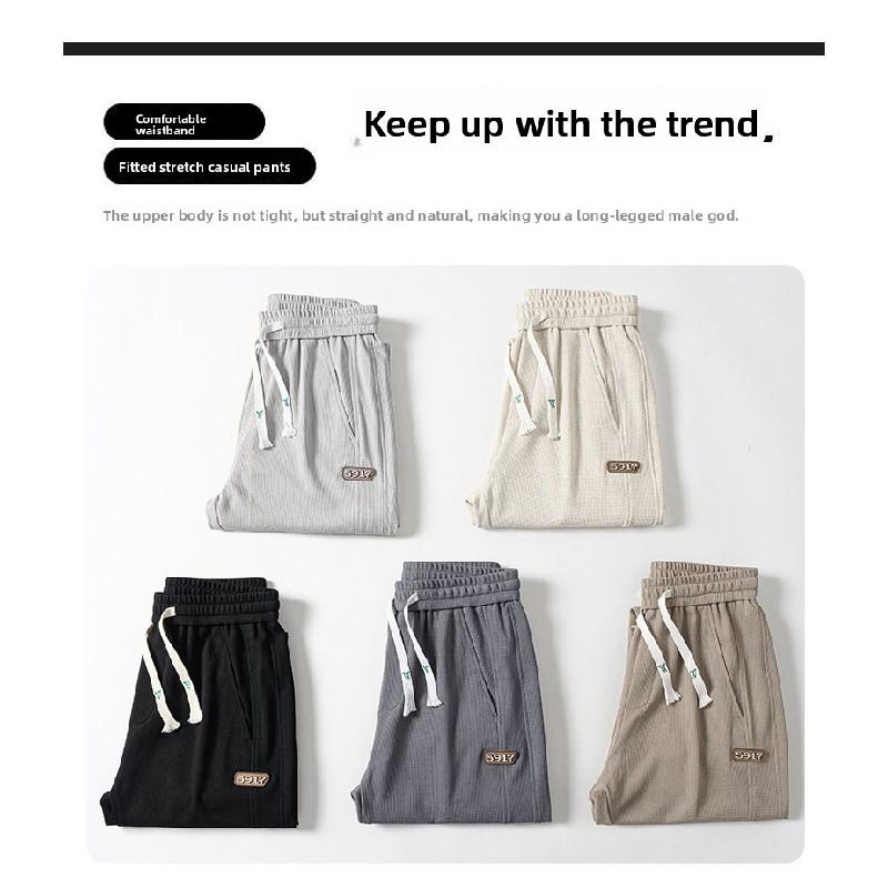 High-quality 2026 summer lightweight men's casual jogger pants
