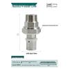4-Min Compression Aluminum-Plastic Pipe Joint Set for 16, 20, 25mm Underfloor Heating Pipes