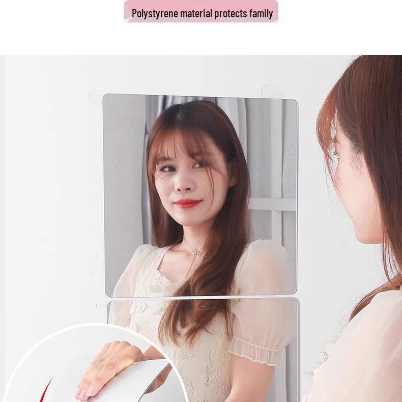 High-Definition Full Body Wall-Mounted Self-Adhesive Acrylic Dressing Mirror