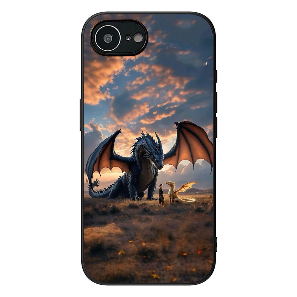 Book Dragon Fourth Wing Phone Case for Samsung Galaxy A06 A05 A14 A50 A51 A52 A12 A13 A23 A70 A07 A25 A26 A72 A56 Soft Cover
