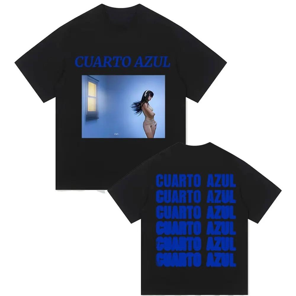 T-shirt Stampata Aitana Cuarto Azul Tour 2026 per Unisex e Donne Moda Estetica Estate Inverno T-shirt Stampata in Puro Cotone