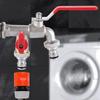 Stabile 3/4-Zoll Messing Wasserhahn Frostsicher und Rostfrei mit Doppel-Auslass Designs für Garten und Waschmaschinen