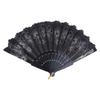 Chinese Style Silk Fabric Fan Folding Fan Wedding Fan Art Gifts Dance Hand Fan Vintage Folding Flower Fan Ancient Hanfu Fan