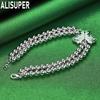 925 Sterling Silver 6mm Exquisite Butterfly Bead Bracelet - Romantic Gift Jewelry