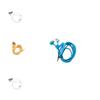 Metal Zipper Earphones With Microphone For Mobile Phone Listening And Call Control