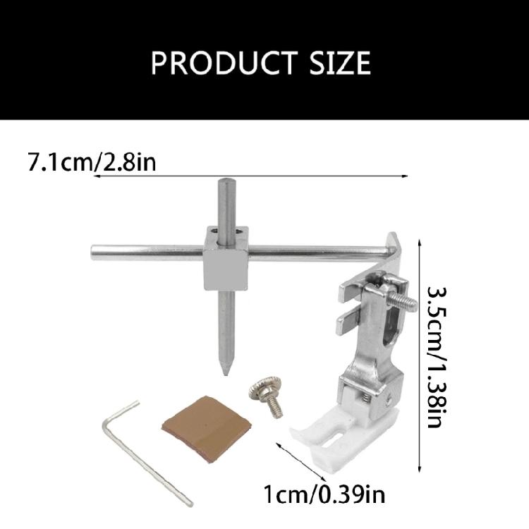 Circular Sewing Attachment Tool for Stitching, Sewing Round Marker Aid Attachment for Dressmaking and Quilting Project