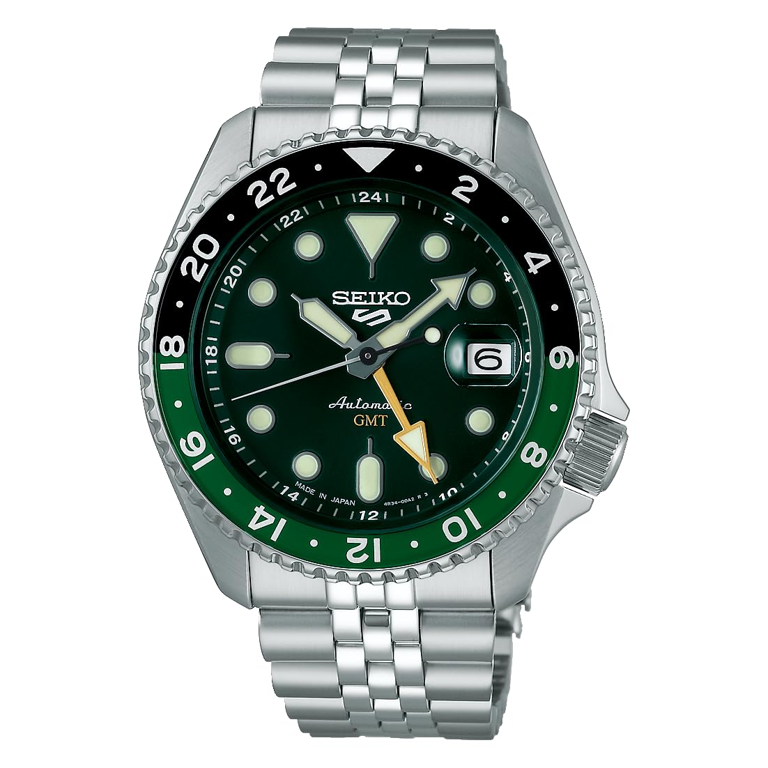 

Five Sports Watch SKX Sports Style GMT SBSC019 Silver [Seiko Watch] Men s