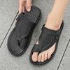 Fashion Fashion Leather Slippers for Men Luxury Leather Sandals Summer Casual Slip On Leather Shoes Man Ultra Soft Solid Cowhide Slides