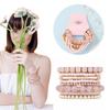 Women'S Rose Bracelets With Crystals And Beads For Summer