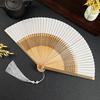 Vintage Portable Folding Fan, Hanfu Cheongsam Accessories, Cheongsam Dance Folding Fan, Women's Chinese Style Fan, Classical Handheld Props