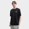 FILA Original Classic Embroidered Logo Simple Fashion Retro Casual Sports Comfortable Knitted Short Sleeve T-Shirt Unisex Tops Black F51U619103FBK